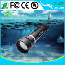 Magnetic Rotary switch on/off underwater led torch light